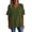 W10-Army Green, variant on Going Out Tops For Women Short Sleeve V Neck Loose Color T Shirt Women'S Clothing Army Green