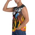 thumbnail image 3 of Cuphead Game Men's Tank Top Lightweight Summer Sleeveless Tee Shirt Muscle Tank Tops Workout T-Shirts Casual Athletic Undershirts, 3 of 7