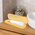 thumbnail image 4 of unbranded 3Ud Estuche Para Pasta De Y Amarillo Caja Plástica Para Almacenaje Portátil, 4 of 6