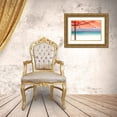 thumbnail image 3 of Varona, Verne 32x23 Gold Ornate Wood Framed with Double Matting Museum Art Print Titled - Umbrella Perspective, 3 of 4