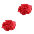 thumbnail image 3 of Qarigey Bufanda de mujer bloqueador solar seda playa chal chica pañuelo moda ropa accesorio Color sólido niñas bufandas para exteriores Rojo oscuro 2Conjunto, 3 of 6