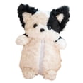thumbnail image 3 of Estuche de peluche con forma de perro Corgi, bolso de peluche, maquillaje creativo y adorable de dibujos animados Negro, 3 of 9