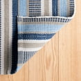 thumbnail image 2 of Dash & Albert Always Greener Handwoven Indoor/Outdoor Rug, 3' x 5', Blue/Grey, 2 of 6