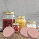 thumbnail image 5 of Moyic 24 Uds. Tapas de tarro de conservas de boca ancha de 70mm tapas de almacenamiento de sellado tapas de repuesto Cocina y Comedor rosa dorado Moyic HA000145-03B, 5 of 6