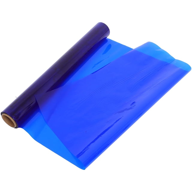 OULII 1Pcs Dark Blue Floral Wrapping Materials Cellophane Wrap for Craft Projects
