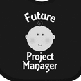 thumbnail image 4 of Inktastic Future Project Manager Occupation Boys or Girls Baby Bib, 4 of 4