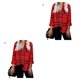thumbnail image 1 of Guardurnaity Camisa de mujer Casual transpirable bolsillo blusa trabajo viaje fotografía damas Top verano otoño ropa regalos de cumpleaños Type5 NO5, 1 of 6