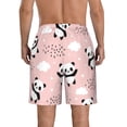 thumbnail image 3 of Naloa Panda Men's Beach Shorts, Surfing shorts, Swim trunks, Quick Dry Swim Trunks for Surfing Beach Fun - 3X-Large, 3 of 9