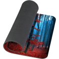 thumbnail image 3 of Fantasy Foggy Trees Small Mouse Pad 7.9x9.5in Washable Lycra Cloth Non-Slip Rubber Base for Wireless Mice, 3 of 4