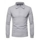 thumbnail image 2 of Playera Tipo Polo Con Licra Slim Fit Moda Manga Larga 2112 G, 2 of 7