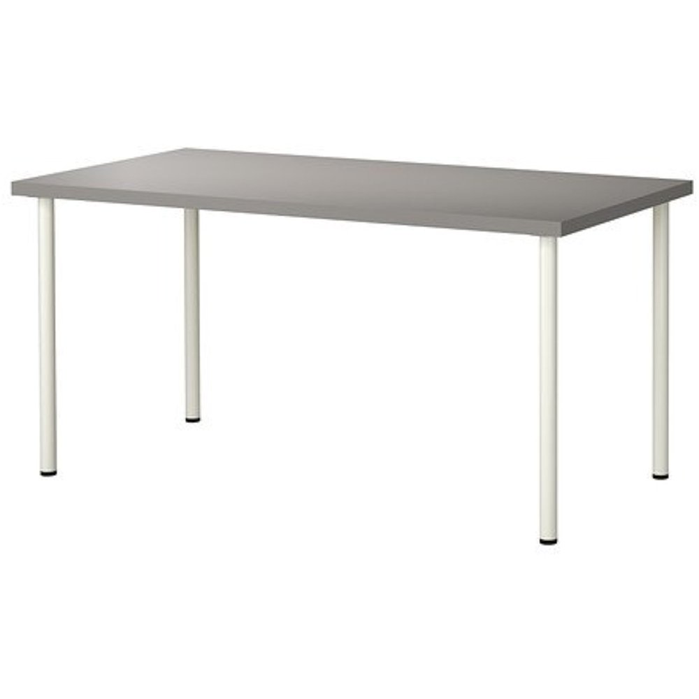 Ikea Linnmon Desk with Adils Legs Multi Purpose Table , Gray Top and