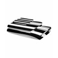 thumbnail image 2 of Black Grey Stripe Towel Set of 3, Soft Microfiber Bath Towels, Hand Towel, Washcloths, Minimalist Farmhouse Striped Quick-Dry Absorbent Towels for Bathroom Kitchen Hotel Beach Gym Spa, 2 of 7