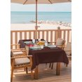 thumbnail image 2 of Outdoor Tablecloths with Umbrella Hole & Zipper, Cherry Blossoms Tablecloth Rectangle 60x84 Inch, Japanese Spring Floral Leaves Rustic Brown Waterproof Table Cloth, Patio/Pool/Picnic Table Covers, 2 of 8
