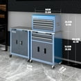 thumbnail image 6 of LARBANKE 8+2 Combo Tool Chest Set with Interlocking System, 360� Brake Wheels & Anti-Slip Pads for Garage/Home Tool Storage, 6 of 7