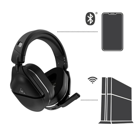 Turtle Beach - Stealth 700 Gen 2 Wireless Gaming Headset Black for PlayStation 5, PlayStation 4 & Nintendo Switch with Bluetooth - Black/Silver