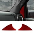 thumbnail image 1 of Real Bright Soft Car Interior Carbon Fiber Sticker DecorationFor RAM 1500 2013-2018 Red Carbon Fiber Interior Window Pillar CoverAuto Car Protection Interior Accessories, 1 of 8