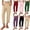 Style2-Khaki pants for women, variant on Maqroz Denim Capris for Women Stretch Pull on Plus Size Elastic High Waist Cropped Pants with Pockets Stretchy Summer Straight Leg Capri Jeans Casual Trousers Loose Fit Khaki S