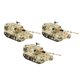 thumbnail image 1 of 3 uds modelos de tanque de obús de aleación fundido a presión Zulema juguete de oficina Vehículo tanque de aleación, 1 of 8