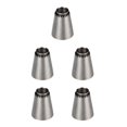 thumbnail image 3 of stanreset Hot Sale 1PC Stainless Icing Piping Nozzle Cream Cake Decorating Pastry Tip Fondant Cake Tools Kitchen Baking Gadgets No.02 5Set, 3 of 6