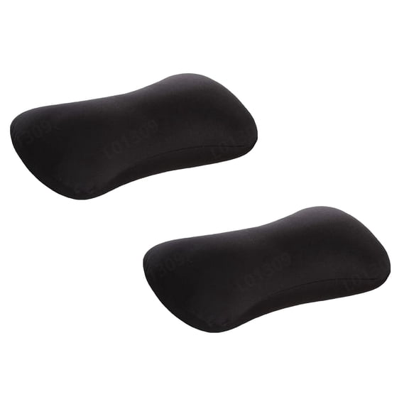 2 Pack Microbead Neck Pillow,15 x 8 x 2''Headrest Pillow Neck & Cervical Support Bolster Cushion,Comfortable Soft Universal Tube Pillow for Sofa Bed Travel Car Sleeping