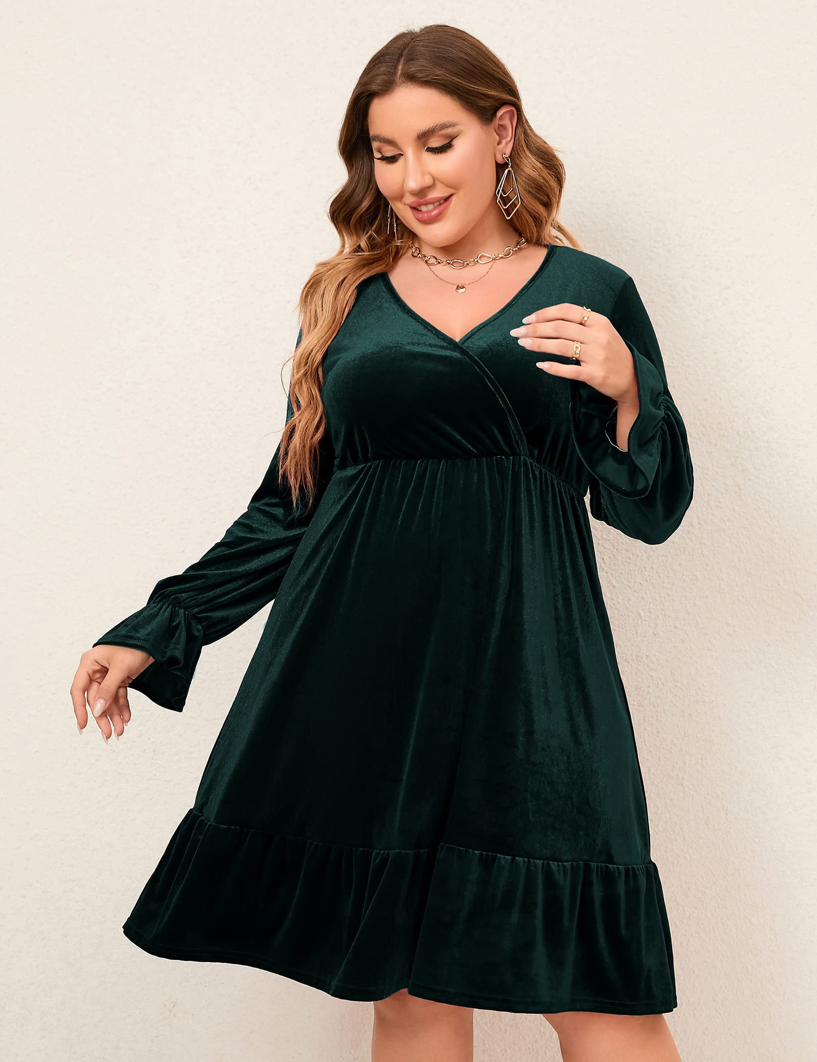 Velvet Plus Size Suits - Designer Plus Size Dresses For Women Online USA -  Shopkund