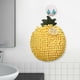 thumbnail image 3 of Toalla de mano con diseño de bolas de felpa, juego de toallas con asa para colgar, toalla suave y absorbente con diseño de bolas de frutas decorativas, juego de toallas para cocina y baño,, 3 of 8
