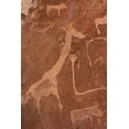 thumbnail image 2 of Young, Bill 11x14 White Modern Wood Framed Museum Art Print Titled - Petroglyphs, Twyfelfontein, Damaraland, Namibia, 2 of 4