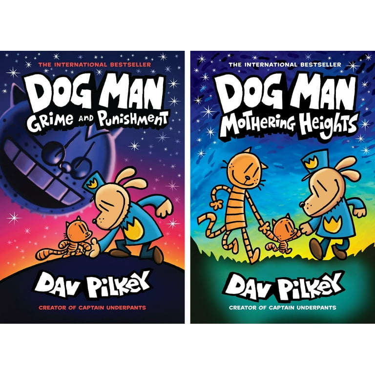 Dog man 1-15 セット Children's Book Dog Man Series Collection Volume 1-15 Book