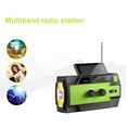 thumbnail image 2 of Radio portátil AM/FM y NOAA para exteriores, luz solar de emergencia con manivela, luz de lectu CACAGOO Equipo de radio, 2 of 7