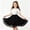 Black, variant on Girls Layered Tutu Skirt Summer Ruffle Tiered Tulle Party Dance Cake Skirts Black 14-15Years