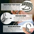 thumbnail image 4 of KOMI Universal Phone Chain Strap with Tether Patches, Compatible with Most Phones, 4 of 5