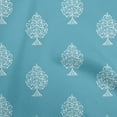 thumbnail image 1 of oneOone Cotton Silk Sky Blue Fabric Block Fabric For Sewing Printed Craft Fabric By The Yard 42 Inch Wide-5A, 1 of 1