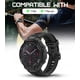 thumbnail image 2 of Correa de reloj MoKo compatible con Amazfit T-Rex/T-Rex Pro Black, 2 of 7