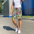 thumbnail image 3 of Daiia Cute Dogs Collage Mens Woven Stretch Pajama Short,Short Pajama Pants-3X-Large, 3 of 7