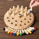 thumbnail image 2 of Juego de Memoria Educativo de Madera - Tablero de Ajedrez con Clavijas de Colores, Divertido y Entretenido para Niños, Ideal para Regalos y Vacaciones, Desarrolla Habilidades Cognitivas, 2 of 5
