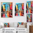 thumbnail image 4 of Designart "Pop Art Berlin II" Cityscapes Floater Framed Wall Art Print, 4 of 7