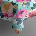 thumbnail image 2 of Pioneer Flower Floral Print Pattern Rectangle Tablecloth 60"x102",Waterproof Polyester Rectangle Table Cloth, Wipeable Spillproof Polyester Tablecloth for Dining, Camping, Indoor and Outdoor, 2 of 6