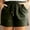 Army Green, variant on Womens Shorts Casual Sevevn Women's Fashion Solid Color Plus Size Rope Tie Shorts Yoga Sport Shorts