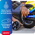 thumbnail image 6 of Huffy 12-Inch GRM Kids’ Bike, Multiple Ways to Learn: Balance Mode, Training Wheels & Standard Riding, Triple Brake System, Perfect Fit Frame, Parent Assist Handle, Fits Riders 33"–43" Tall, Ion Blue, 6 of 16