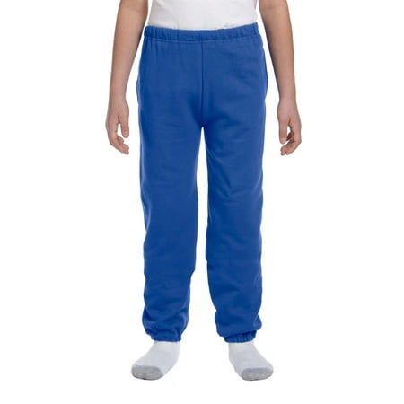 Jerzees Youth 9.5 oz., Super Sweats® NuBlend® Fleece Pocketed Sweatpants 4950BP