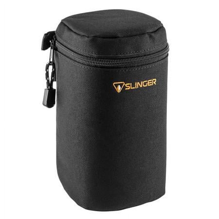 UPC: 0410000035450 | Slinger Soft Lens Case Large  8  High x 86mm Diameter  Black