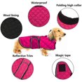thumbnail image 1 of Cálido abrigo térmico acolchado Dachshund. Abrigo de invierno para perro con cálido forro polar. Ropa para perros al aire libre con bandas ajustables para tama?o mediano. Perro grande-rosa-m XianweiShao 8390614452213, 1 of 1