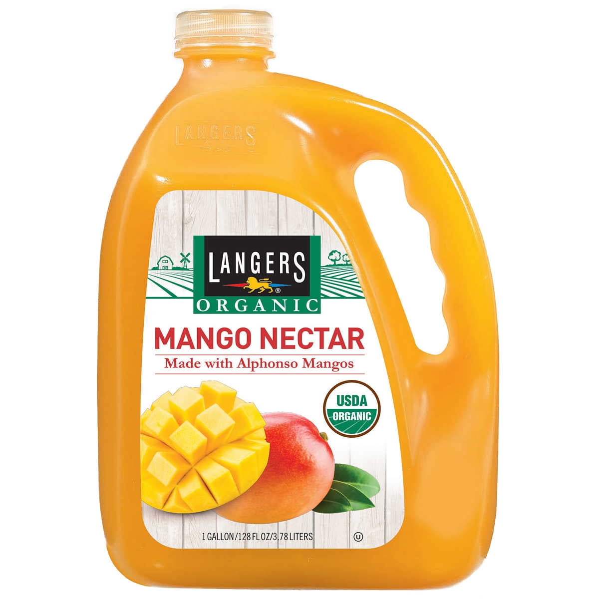 Langers Organic Mango Nectar Juice, 128 oz - Walmart.com - Walmart.com.