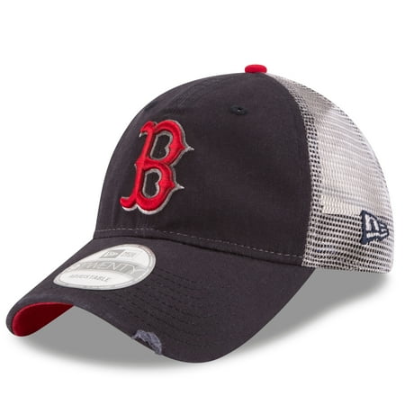 New Era Adjustable Hat Cap - Boston Red Sox New Era Team Rustic 9TWENTY Adjustable Hat - Navy - OSFA