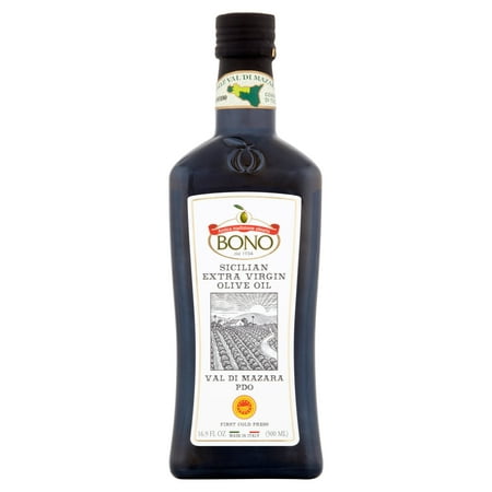 Bono Oil Olive Xvrgn Sicilian,0.5 Lt (Pack Of 6) (Best Sicilian Olive Oil)