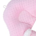 thumbnail image 3 of Toddler Neck Pillow Stable Support Safe Soft Breathable Cotton Fabric Toddler Body Pillow for Family Travel Pink(Polyester), 3 of 4