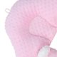 thumbnail image 3 of Toddler Neck Pillow Stable Support Safe Soft Breathable Cotton Fabric Toddler Body Pillow for Family Travel Pink(Polyester), 3 of 4