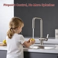 thumbnail image 6 of SUMERAIN 304 Stainless Steel Lead Free Kitchen Faucet in Brushed Nickel, Kitchen Sink Faucet with Pull Down Sprayer, 6 of 12