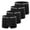4PC-Black, variant on Jinhomg Mens Multipack Underwear Lightweight Breathable Athletic Underwear Soft Comfy Milk Silk Boxer Briefs Gym Sportswear Deal of The Day Black XL
