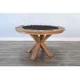 thumbnail image 2 of Empire USA Chic Poker Game & Dining Table Set w/ 4-6 Game Chairs (Oak Grove Finish 4 Game Chairs), 2 of 11